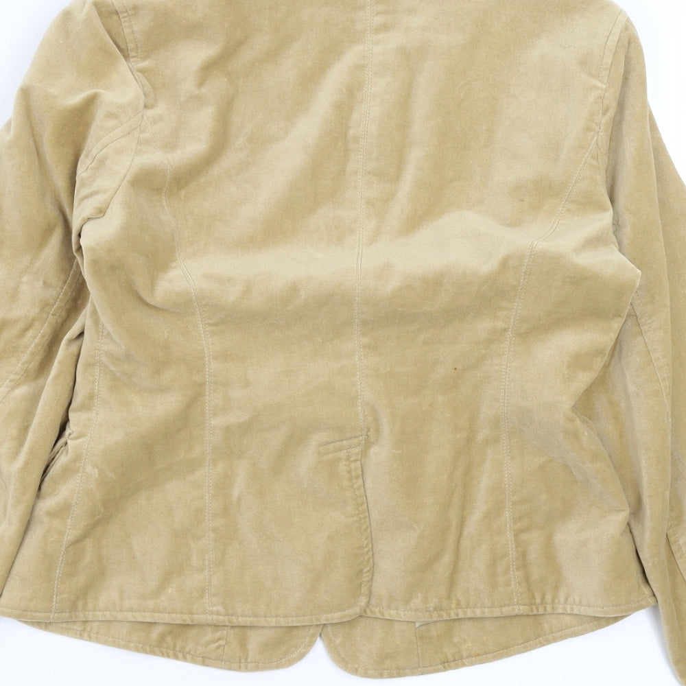 Todays Woman Womens Beige   Jacket Blazer Size 10