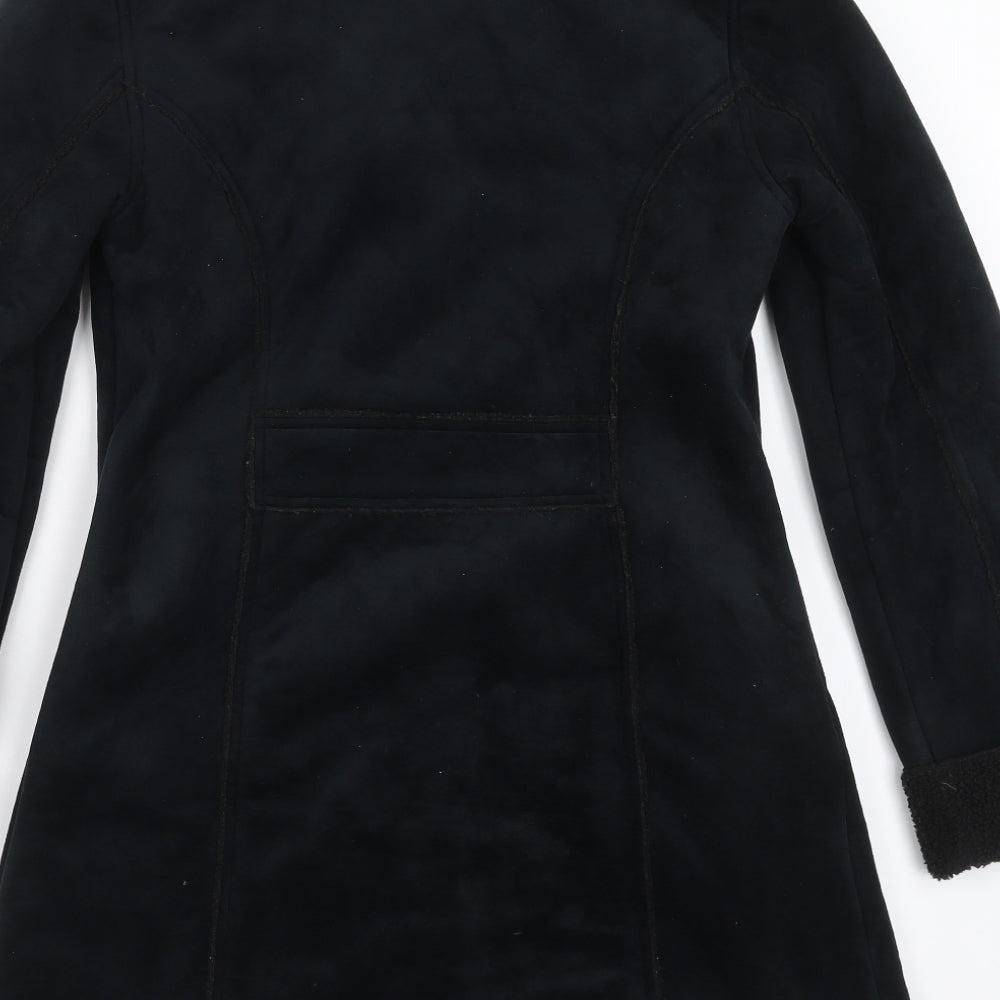 New Look Womens Black   Jacket  Size 10  - fleece lined
