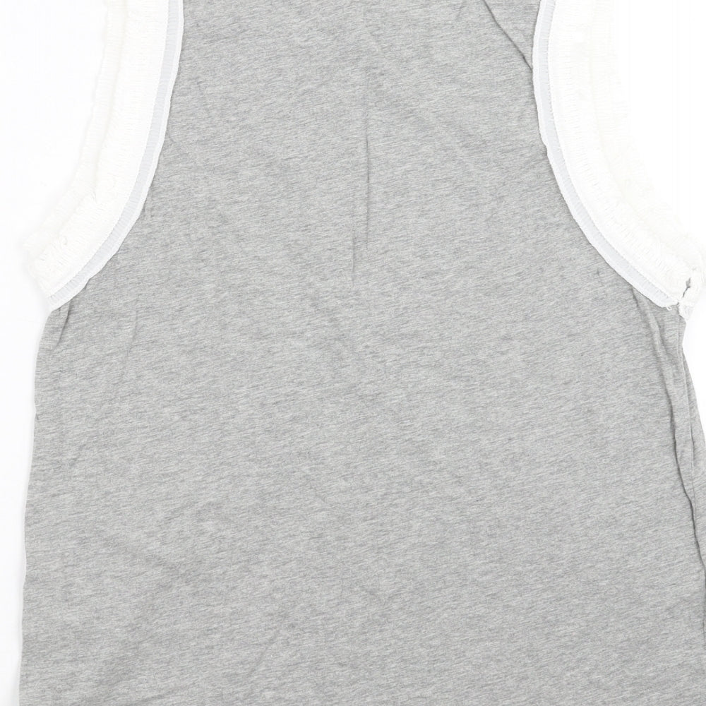 River Island Womens Grey   Basic T-Shirt Size 12