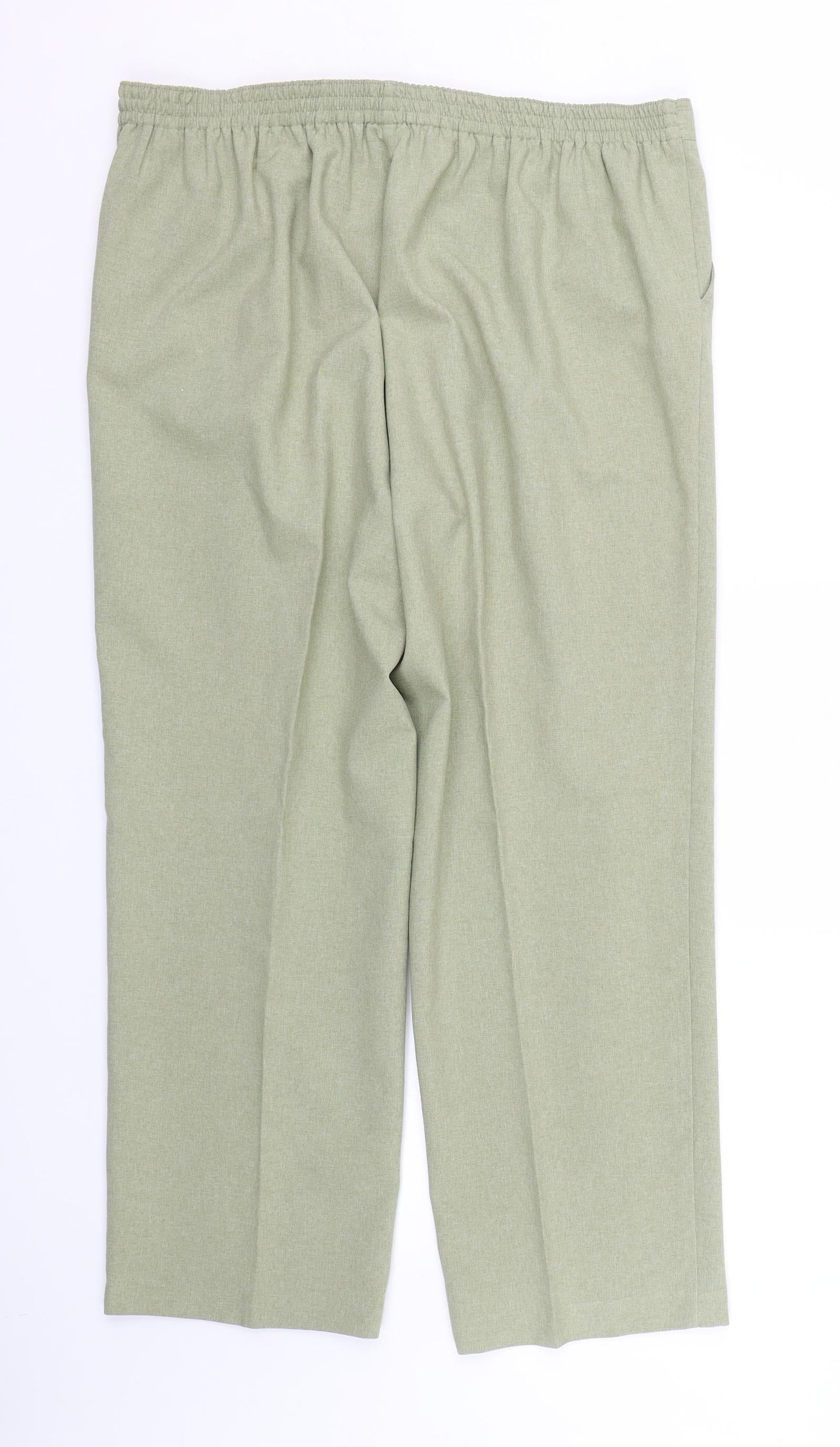 Ediditons Womens Green   Trousers  Size 18 L25 in