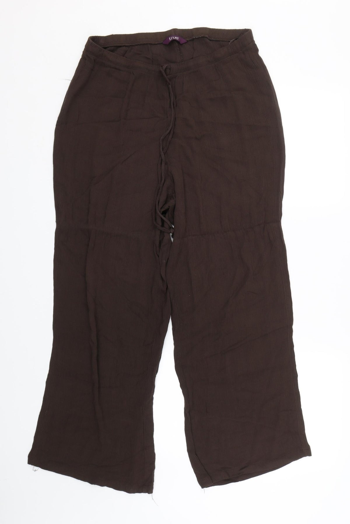 TRUE Womens Brown   Trousers  Size 18 L27 in