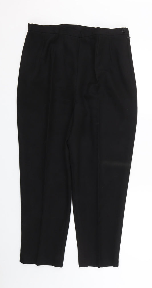 Seperates Womens Black   Carrot Trousers Size 18 L23 in