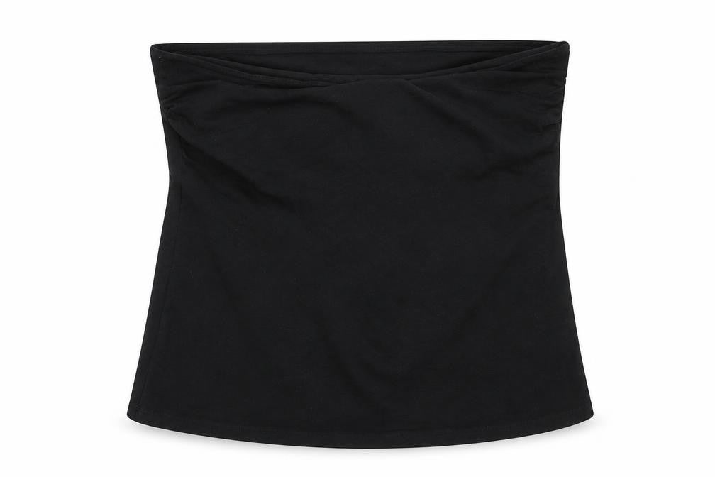 Nutmeg Womens Black   Wrap T-Shirt Size 18