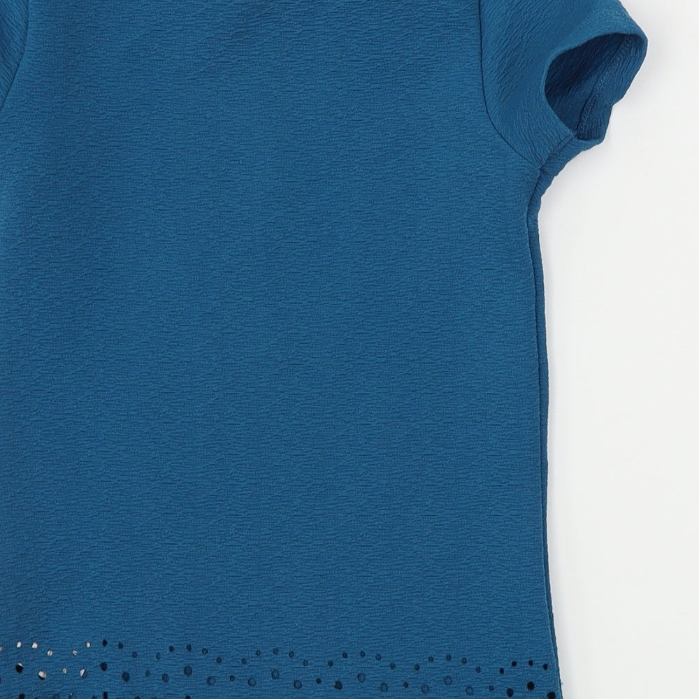 F&F  Girls Green   Basic T-Shirt Size 8-9 Years