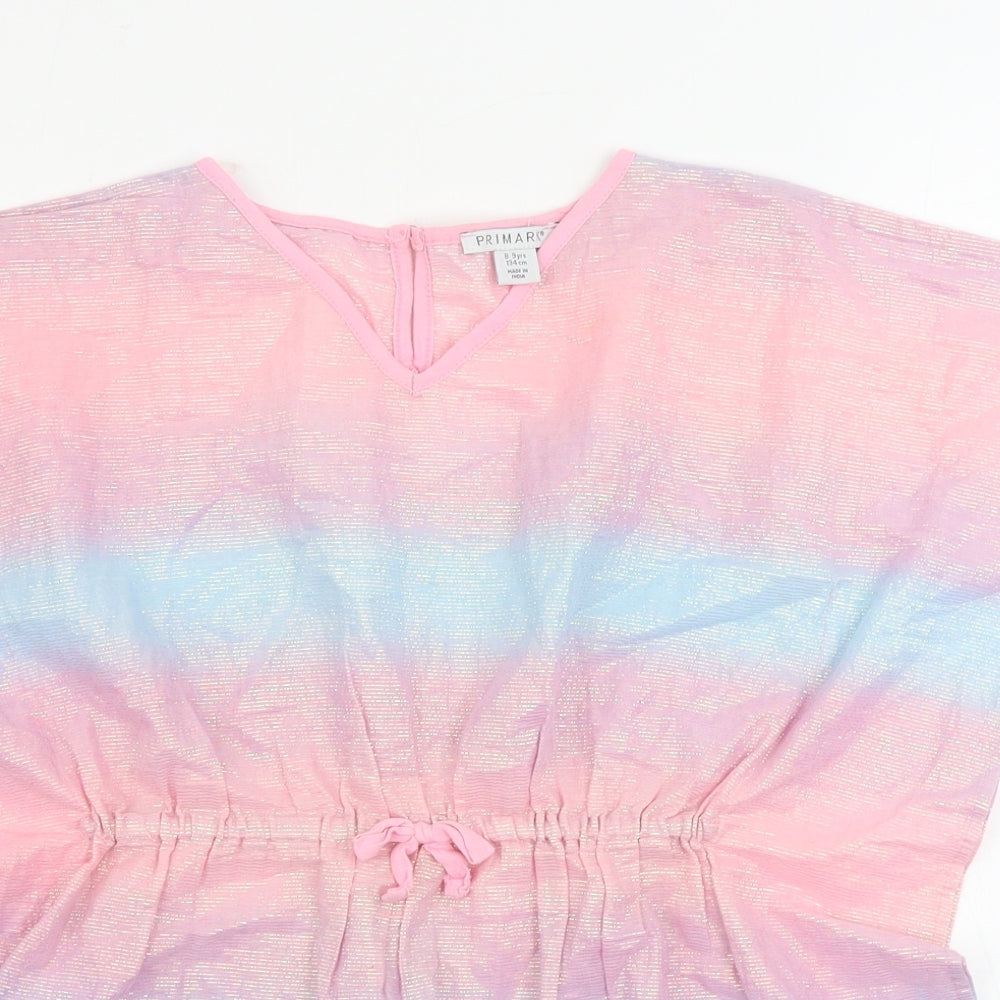 Primark  Girls Pink   Basic T-Shirt Size 8-9 Years