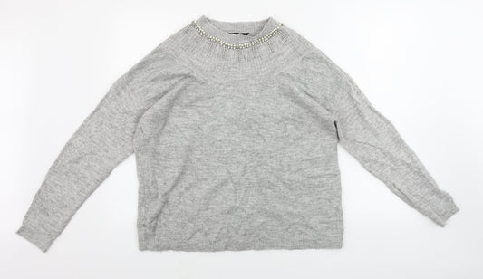 Dorothy Perkins  Womens Grey   Pullover Jumper Size 16