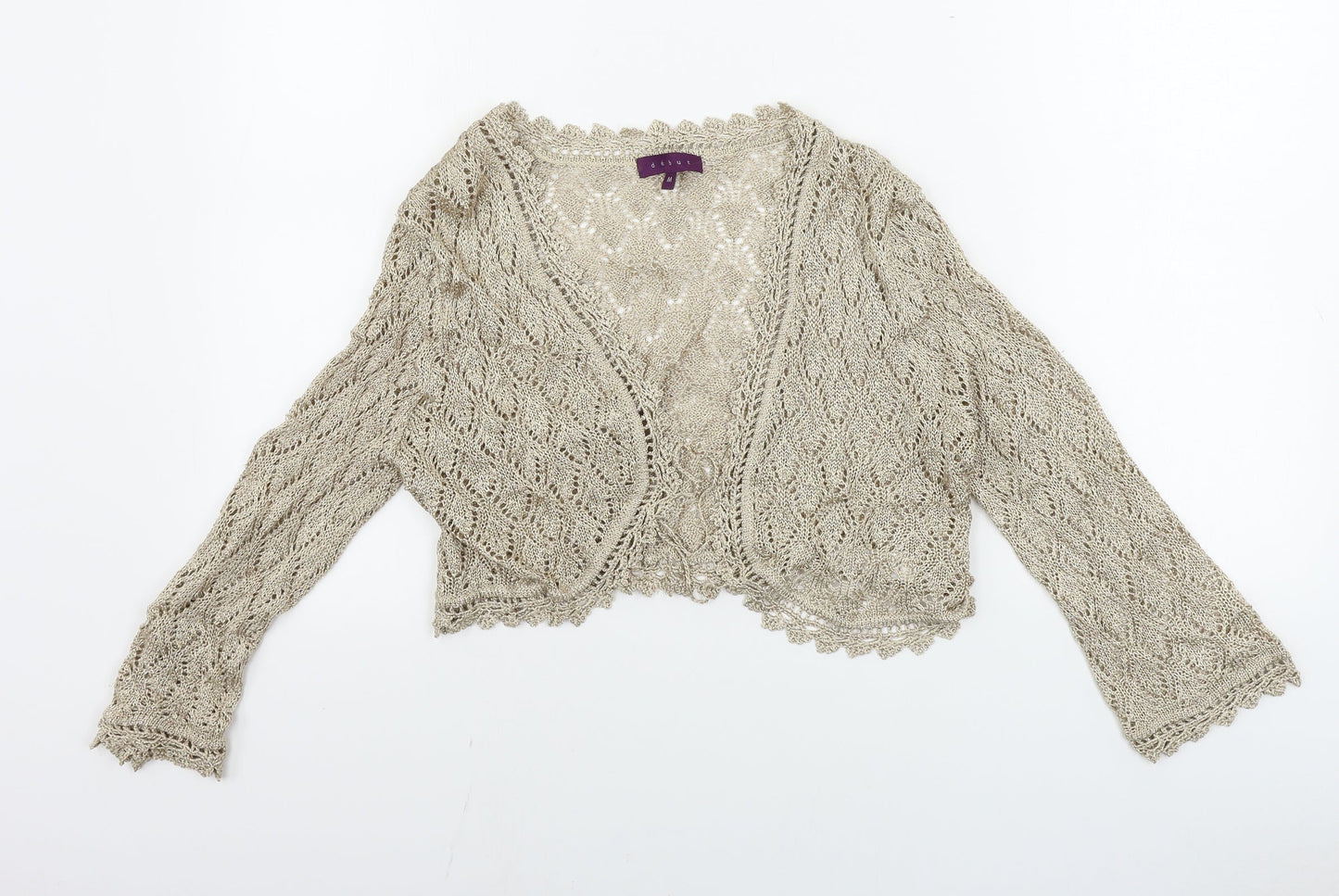 Debenhams  Womens Beige   Cardigan Jumper Size M