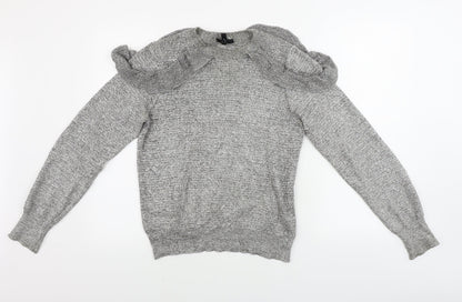 Topshop  Womens Grey   Pullover Jumper Size 10