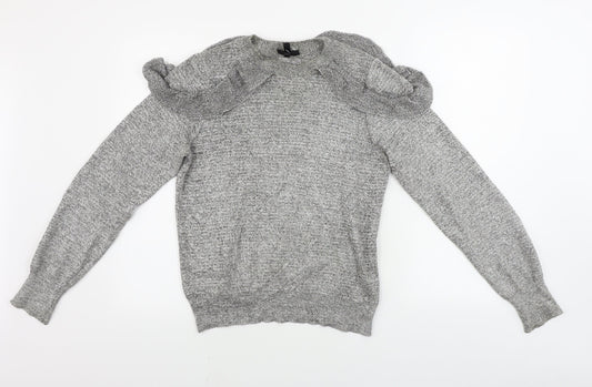 Topshop  Womens Grey   Pullover Jumper Size 10