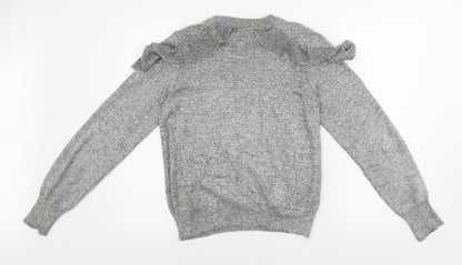 Topshop  Womens Grey   Pullover Jumper Size 10