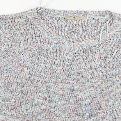 Tu Womens Grey   Pullover Jumper Size 8