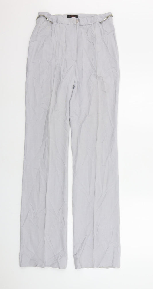 Mariella Rosati Womens Grey   Trousers  Size 8 L31 in
