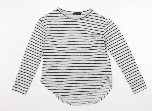 Atmosphere Womens Black Striped  Pullover Jumper Size 10