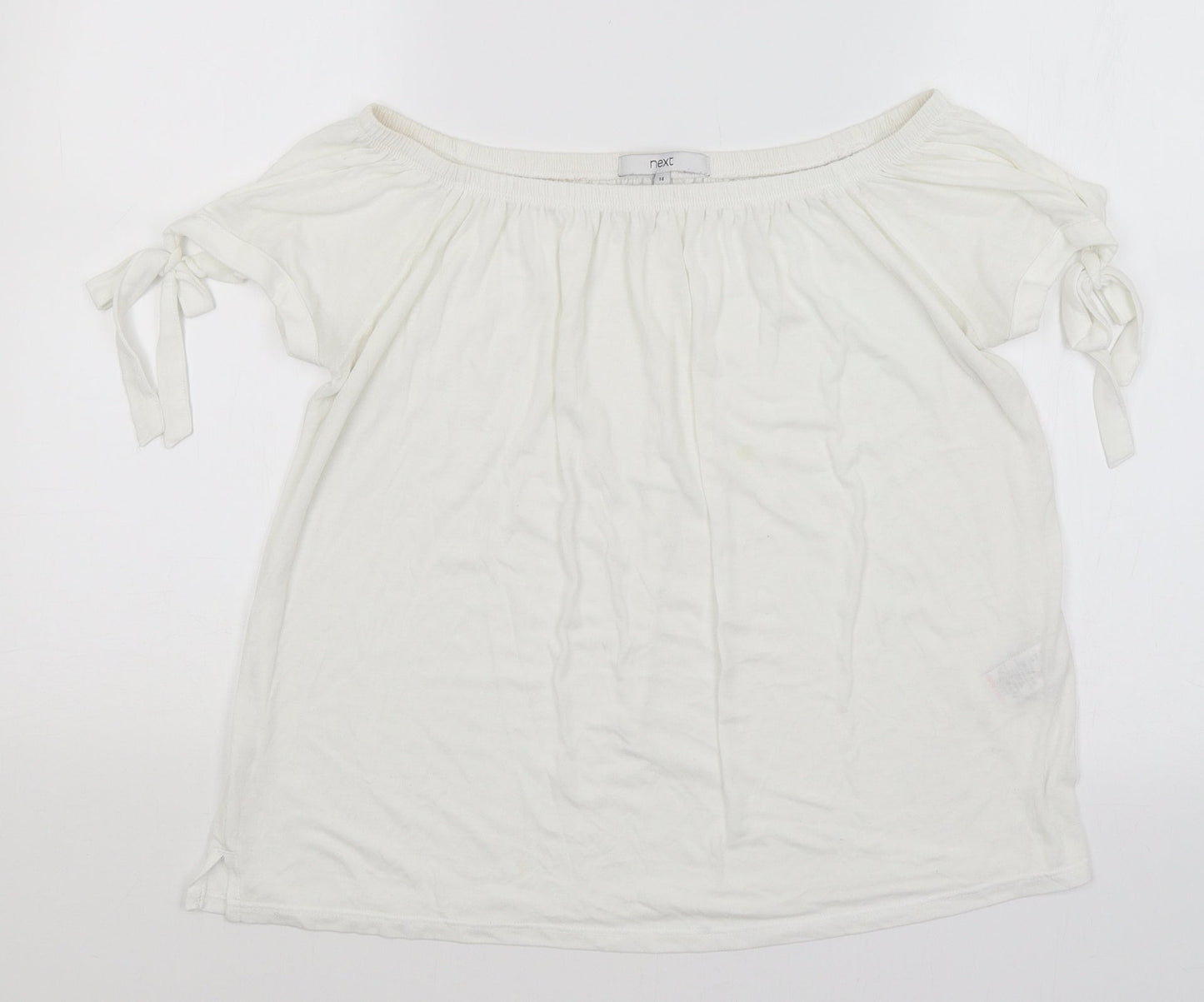 NEXT Womens White   Basic T-Shirt Size 14