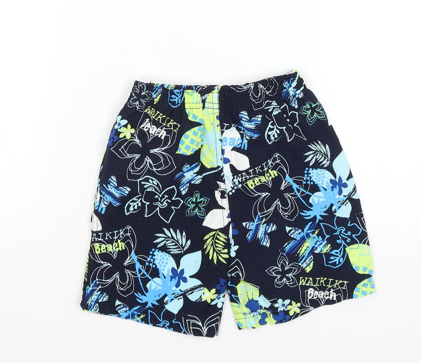 Early Days Baby Blue Floral  Cropped Trousers Size 12-18 Months  - Swim
