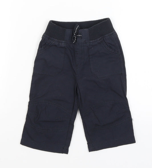 Matalan Baby Blue   Cargo Trousers Size 6-9 Months