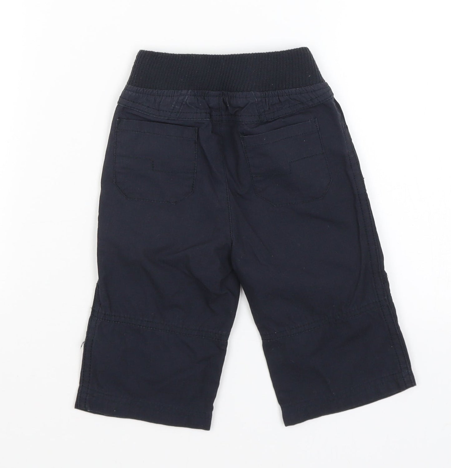 Matalan Baby Blue   Cargo Trousers Size 6-9 Months