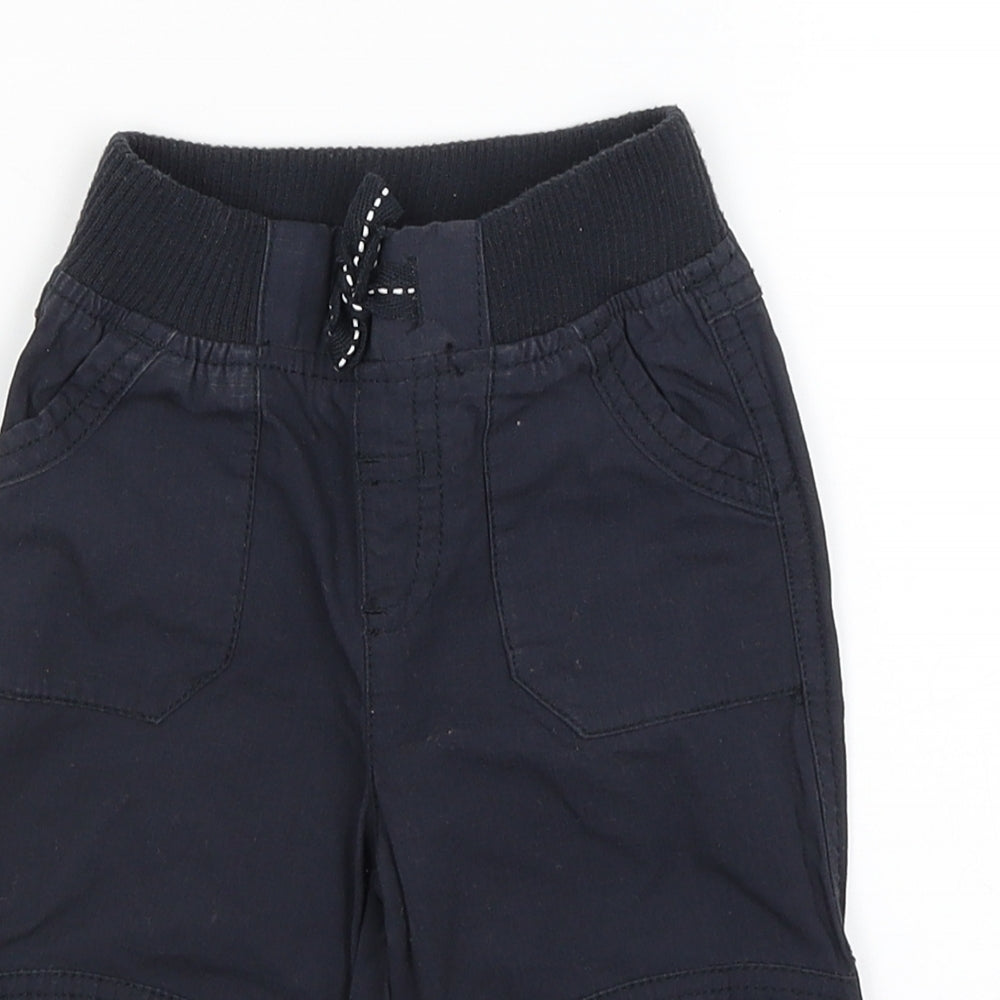 Matalan Baby Blue   Cargo Trousers Size 6-9 Months