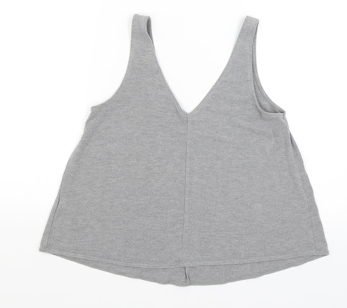 Topshop Womens Grey   Basic Tank Size 8
