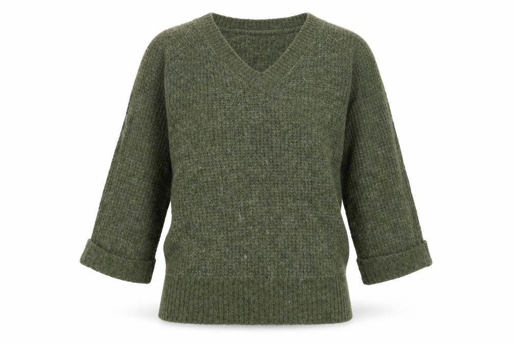 B You Womens Green   Pullover Jumper Size XS