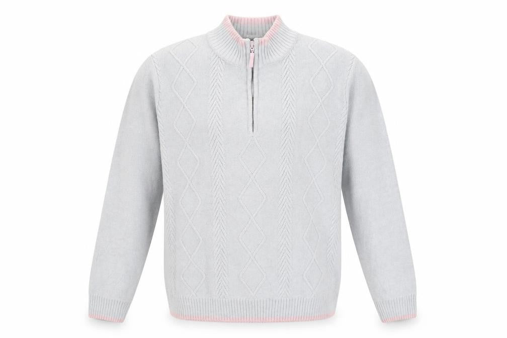 One Up Golf Mens Grey   Pullover Jumper Size M