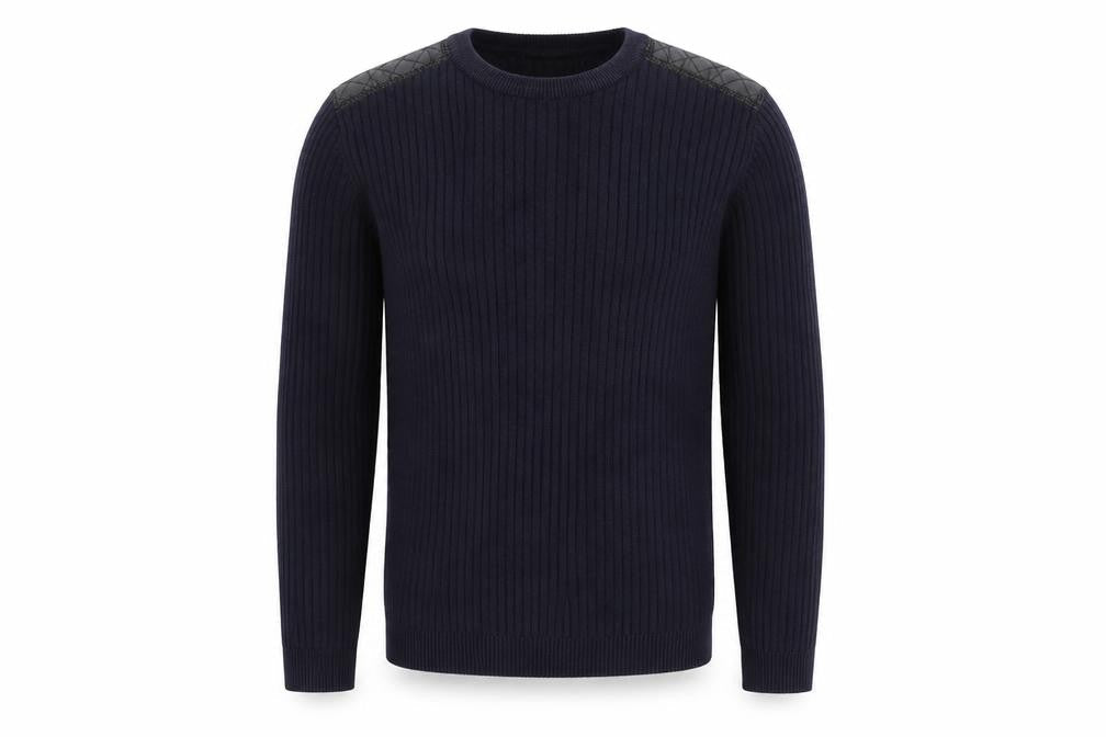 Dissident Mens Blue   Pullover Jumper Size S