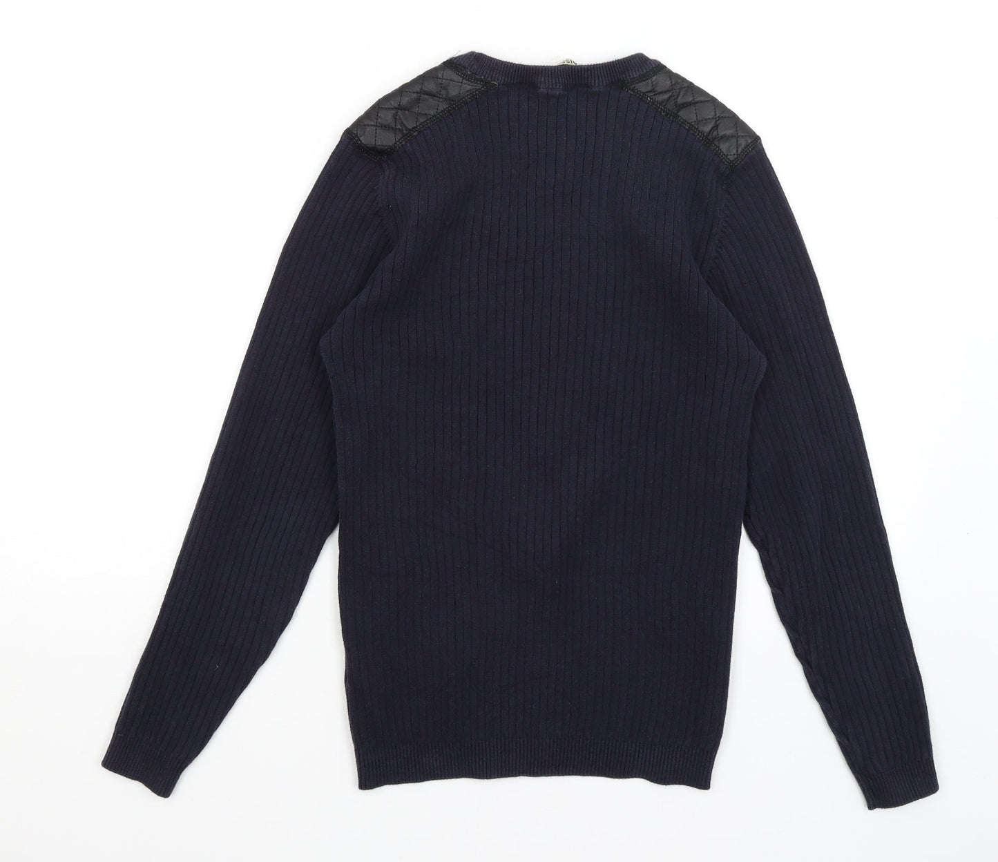 Dissident Mens Blue   Pullover Jumper Size S