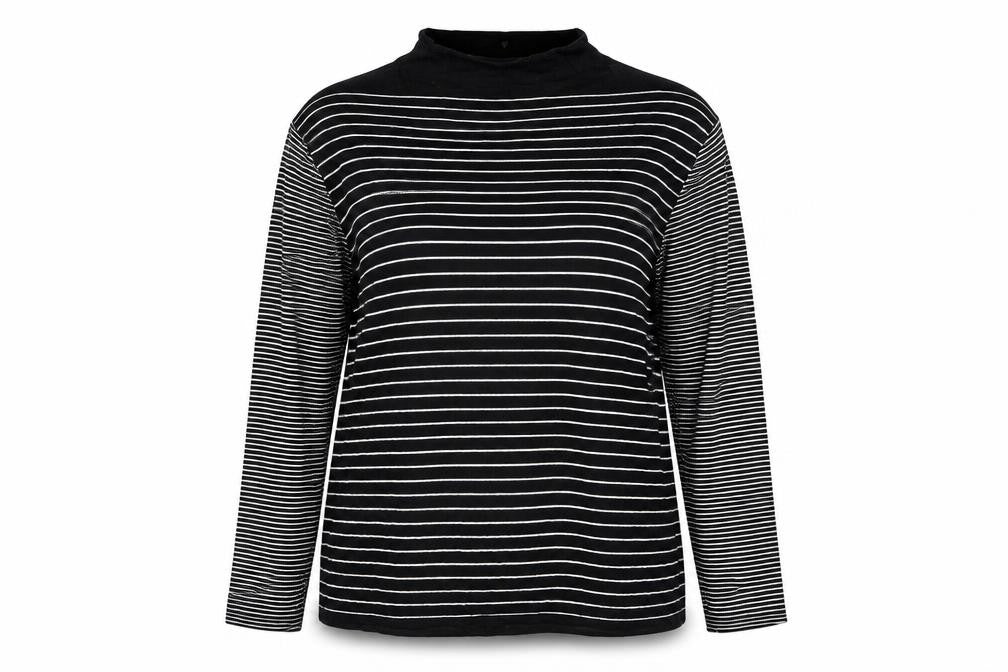 Very Womens Black Striped  Pullover Jumper Size 16