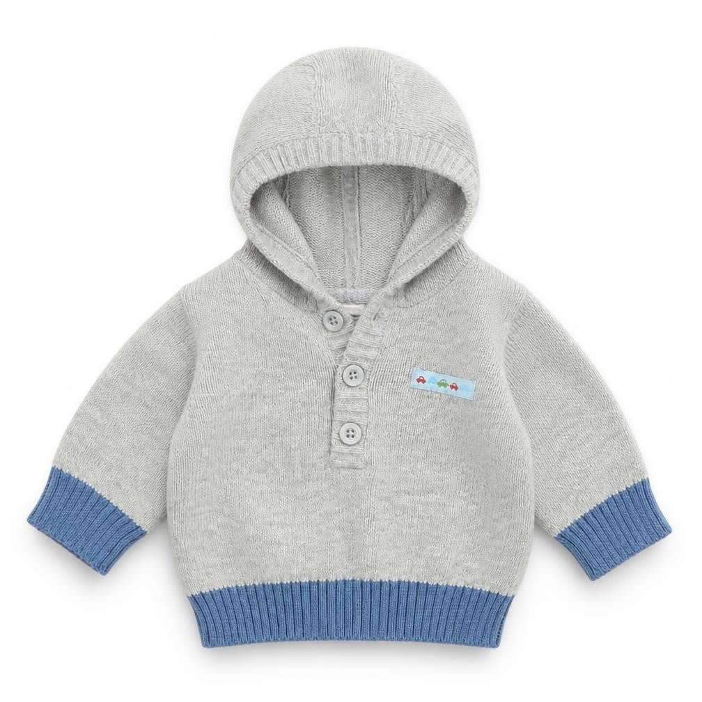 TU Boys Grey   Pullover Jumper Size 0-3 Months