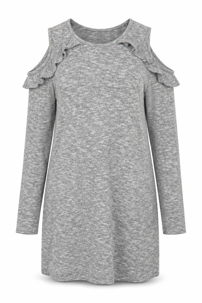 Preworn Womens Grey   Jumper Dress  Size L