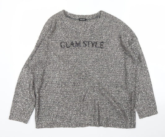 Gerry Weber Womens Grey   Pullover Jumper Size L