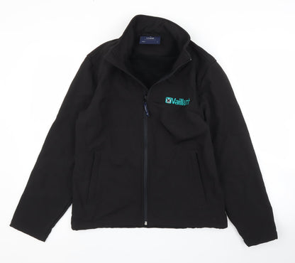 Preloved Uneek Womens Black   Full Zip Jumper Size S - Front