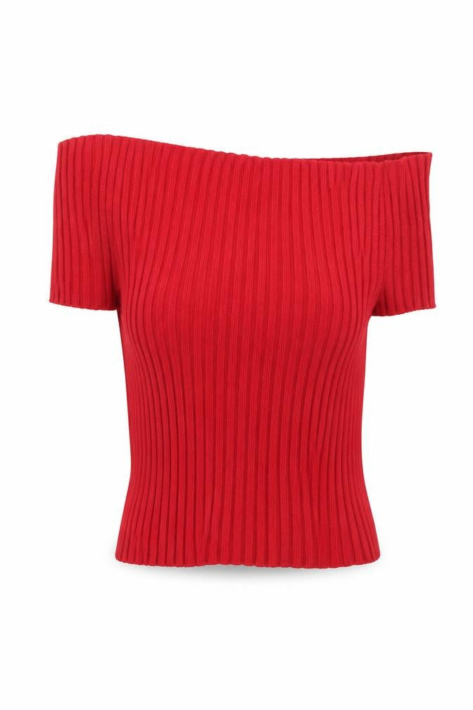Missguided Womens Red   Basic Blouse Size S