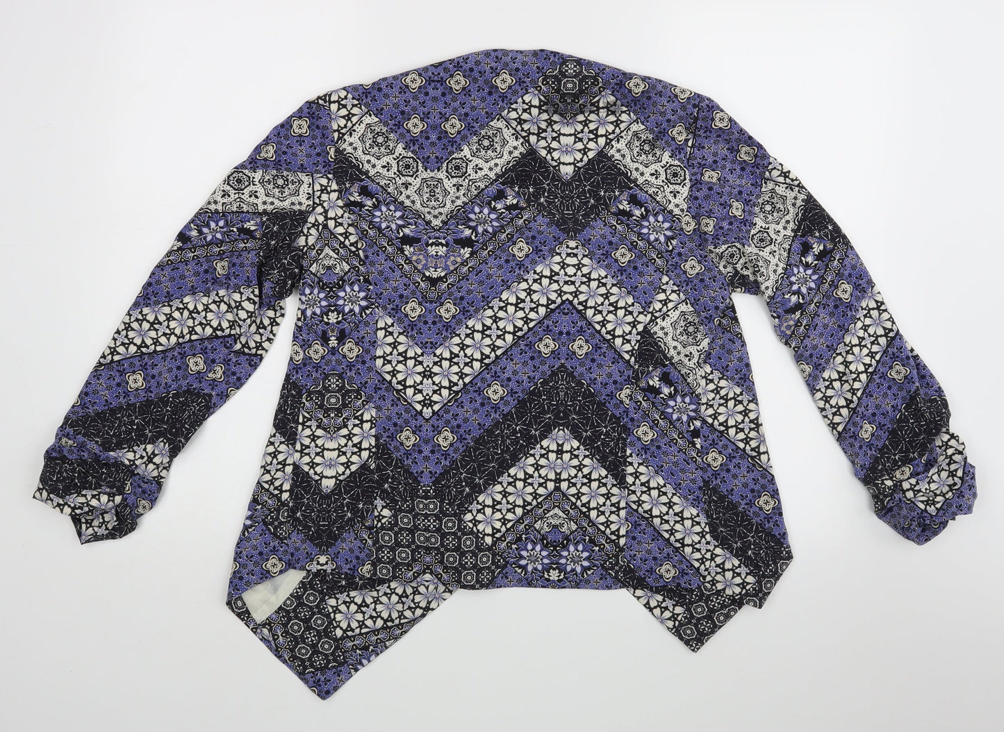 New Look Womens Blue Floral  Jacket  Size 10