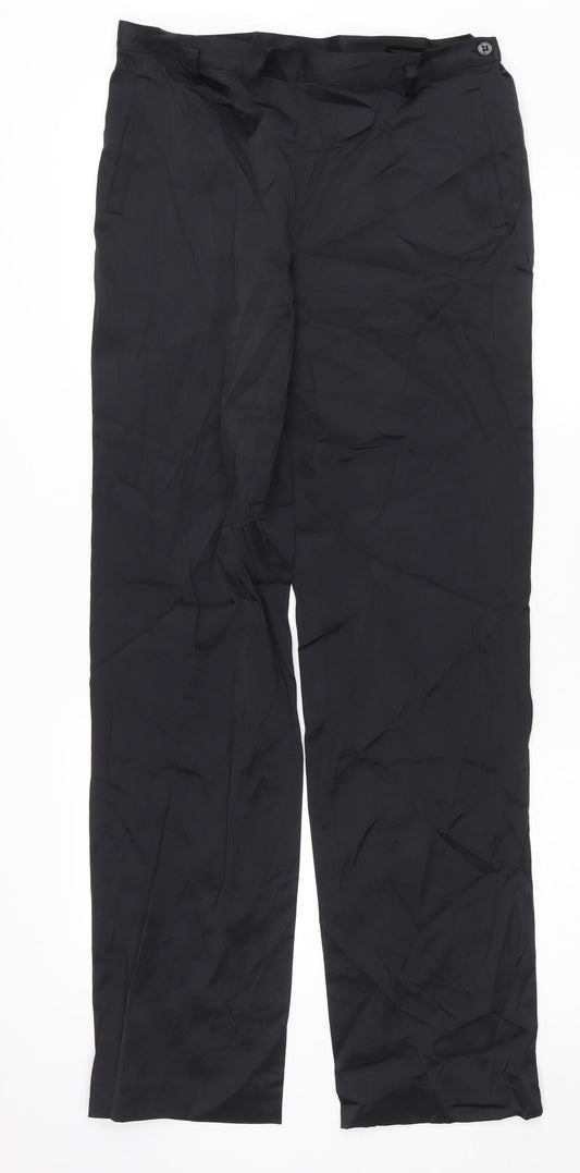 Episode Womens Black   Trousers  Size 10 L32 in