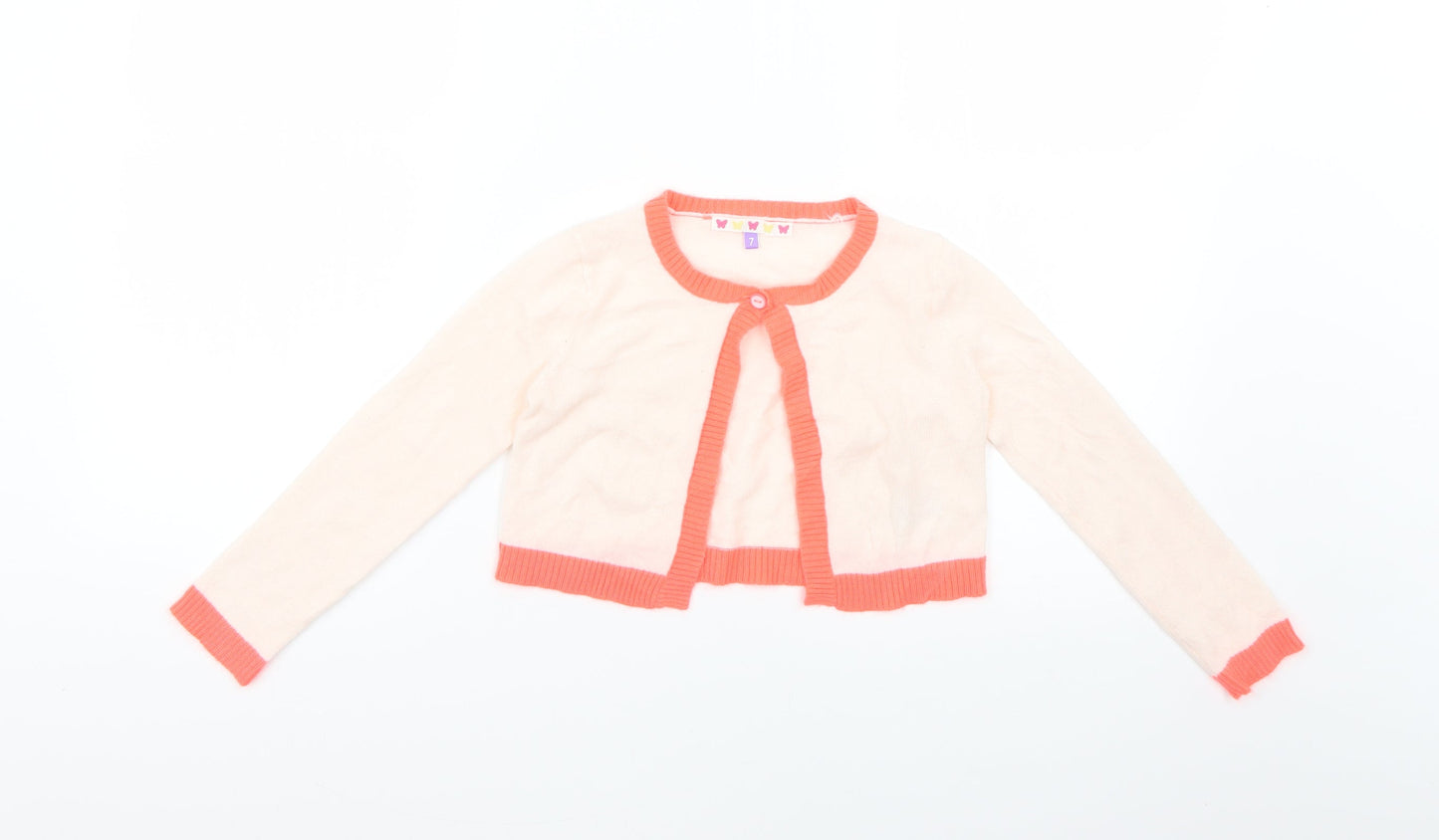John Lewis Girls Multicoloured   Cape Jumper Size 6-7 Years