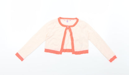 Preloved John Lewis Girls Multicoloured   Cape Jumper Size 6-7 Years - Front