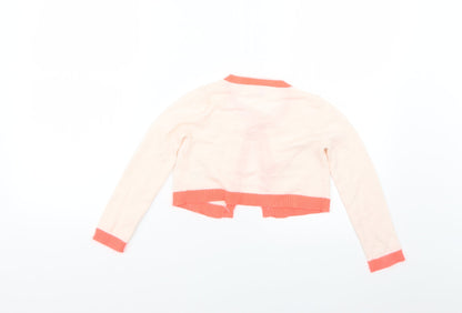 Preloved John Lewis Girls Multicoloured   Cape Jumper Size 6-7 Years - Back