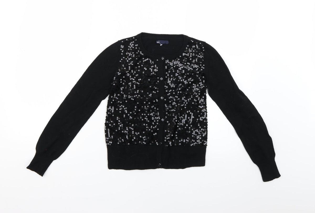 Gap Girls Black   Cape Jumper Size 10-11 Years