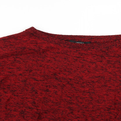 Preloved forever21 Womens Red   Pullover Jumper Size M - Detail