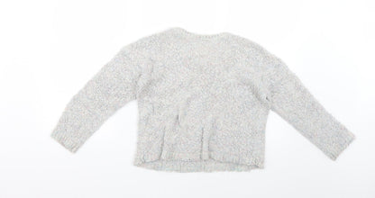 Marks & Spencer Girls Grey   Pullover Jumper Size 13-14 Years