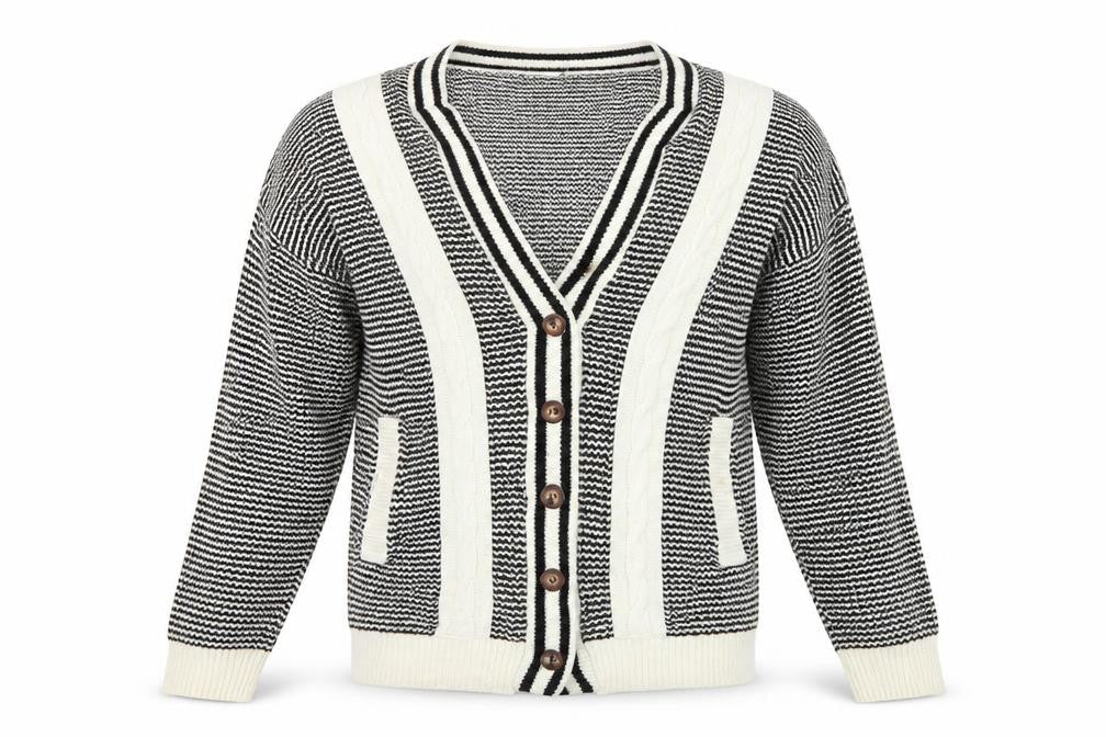 Cooperative Womens Beige Argyle/Diamond  Cape Jumper Size M