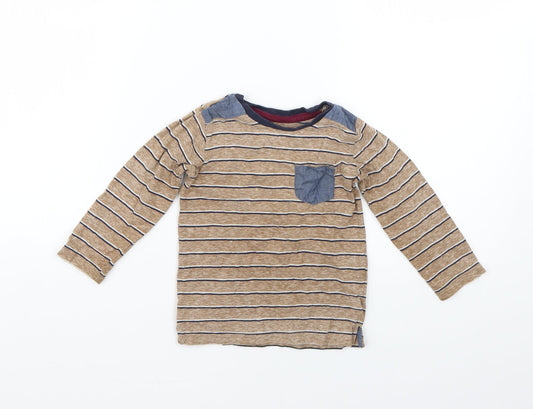 Matalan Baby Multicoloured Striped   Polo Size 12-18 Months