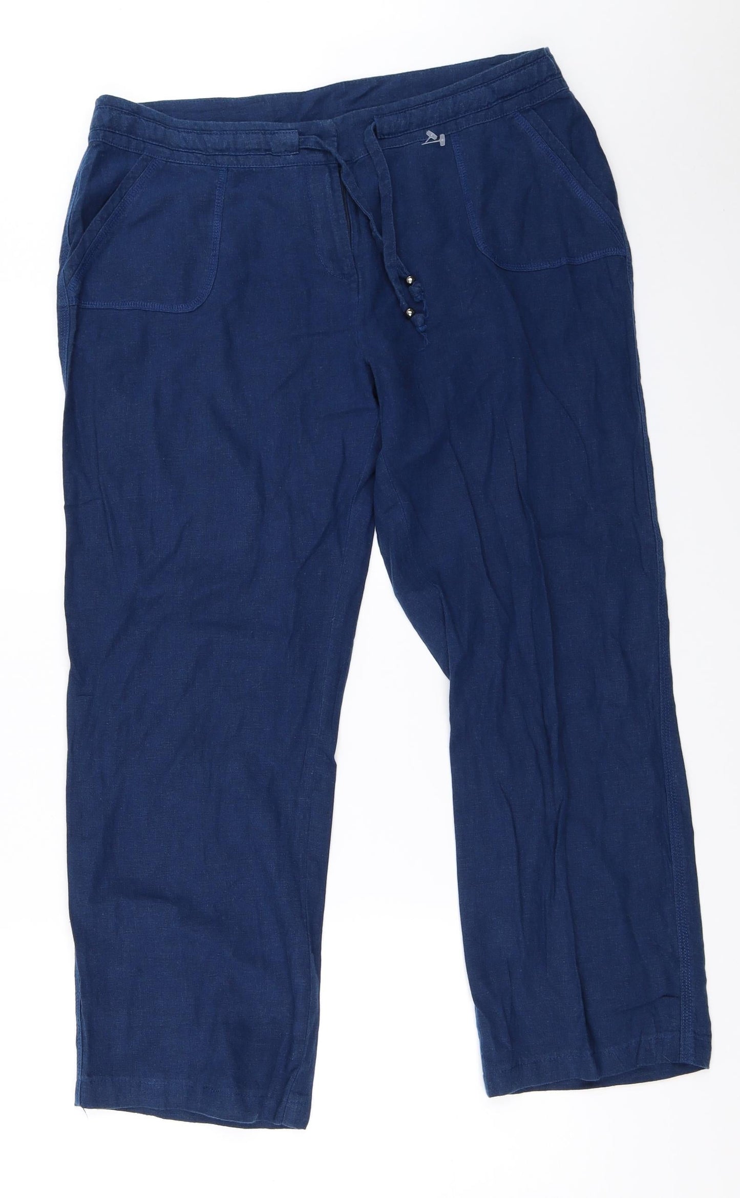 Preworn Womens Blue   Trousers  Size 36 in L27 in