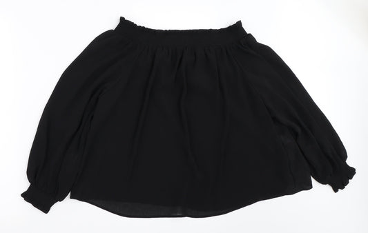 New Look Womens Black   Basic Blouse Size 10