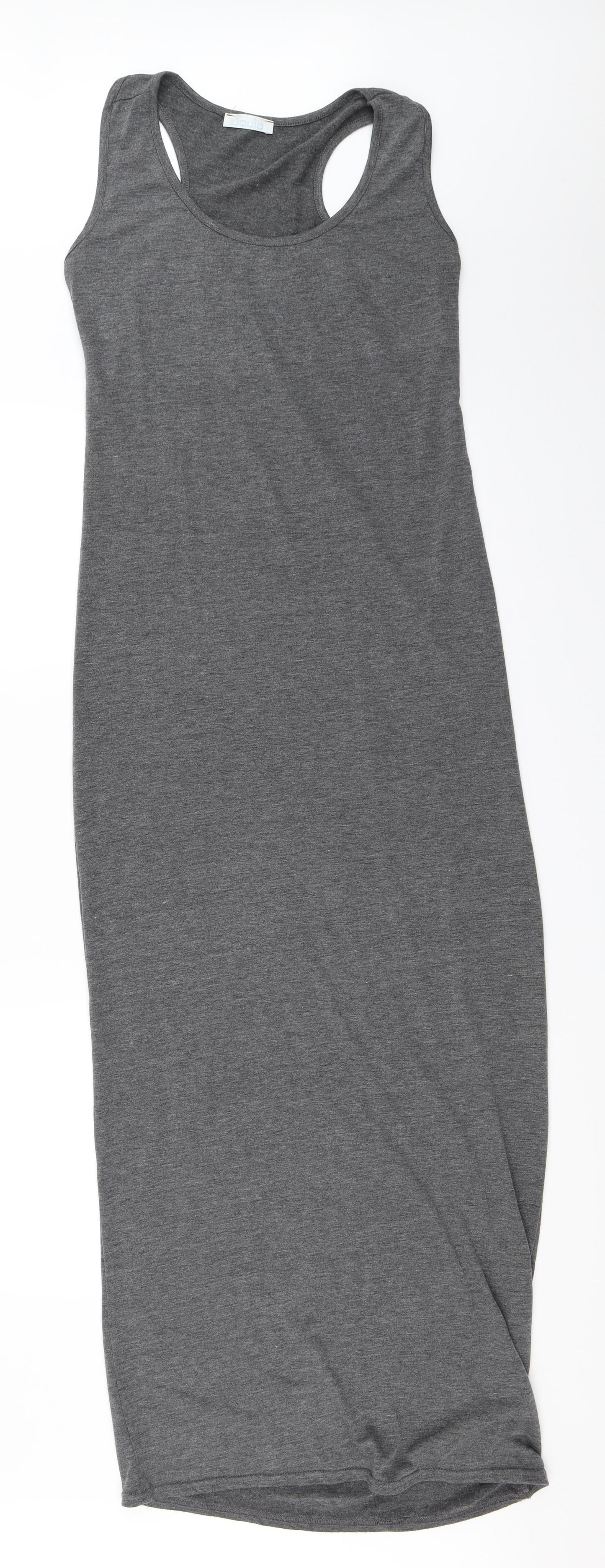 Liquid Womens Grey   Bodycon  Size S