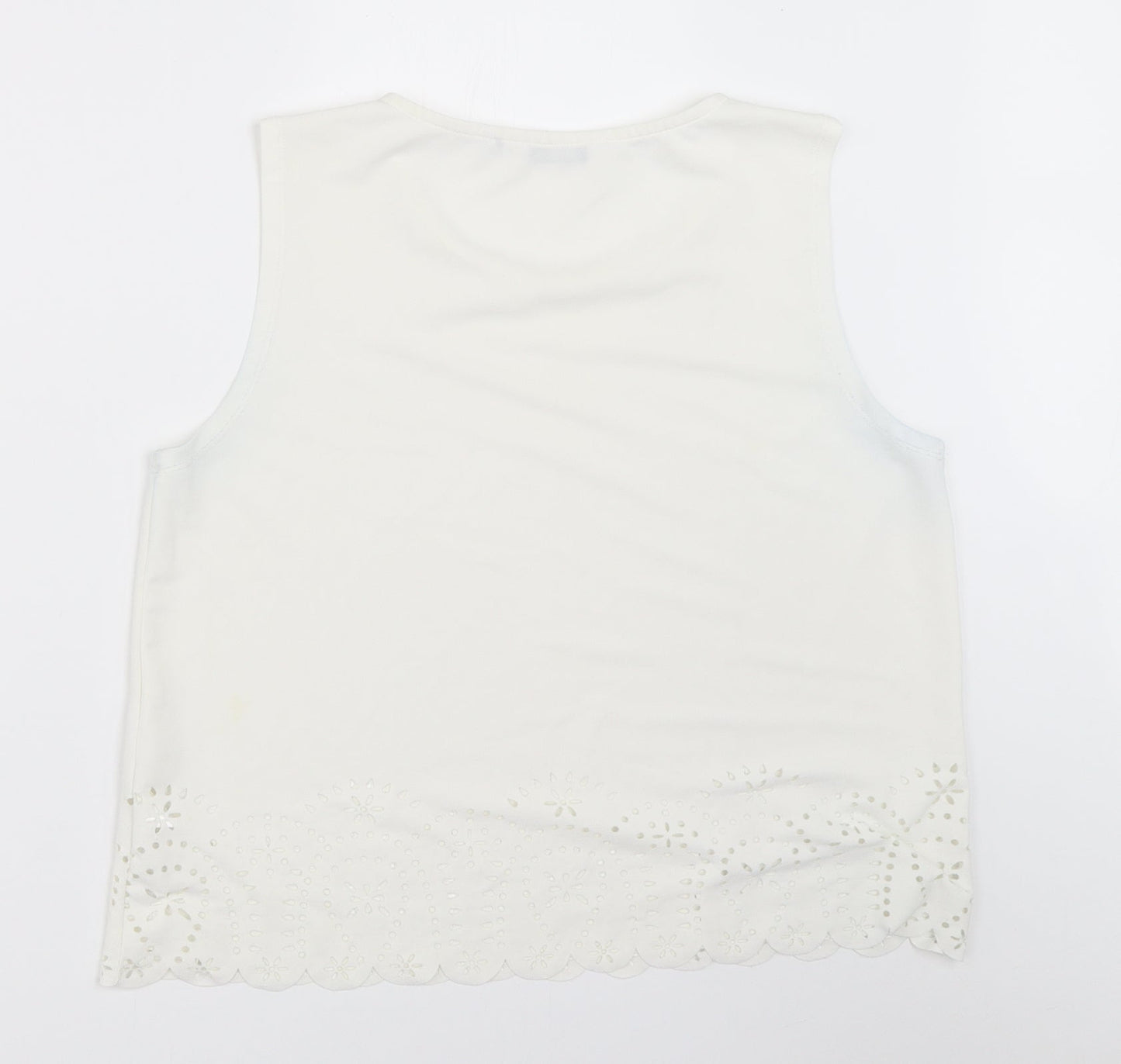New Look Womens White   Basic Blouse Size 14