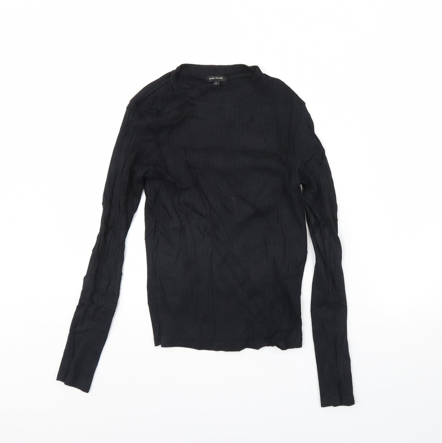 River Island Womens Black   Basic Blouse Size 8