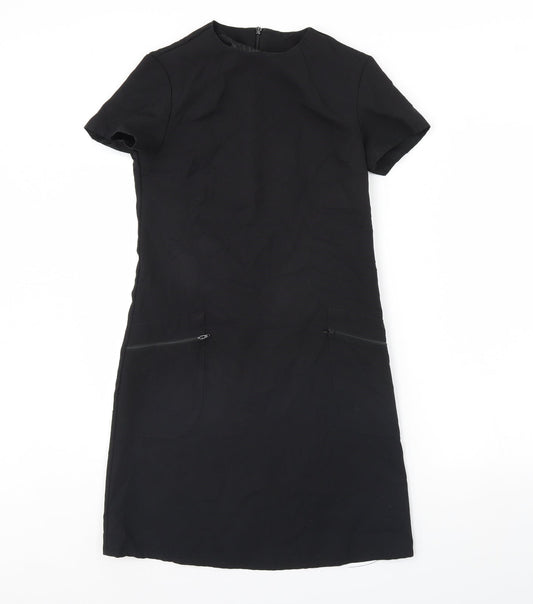 Simon Jersey Womens Black   Pencil Dress  Size 8