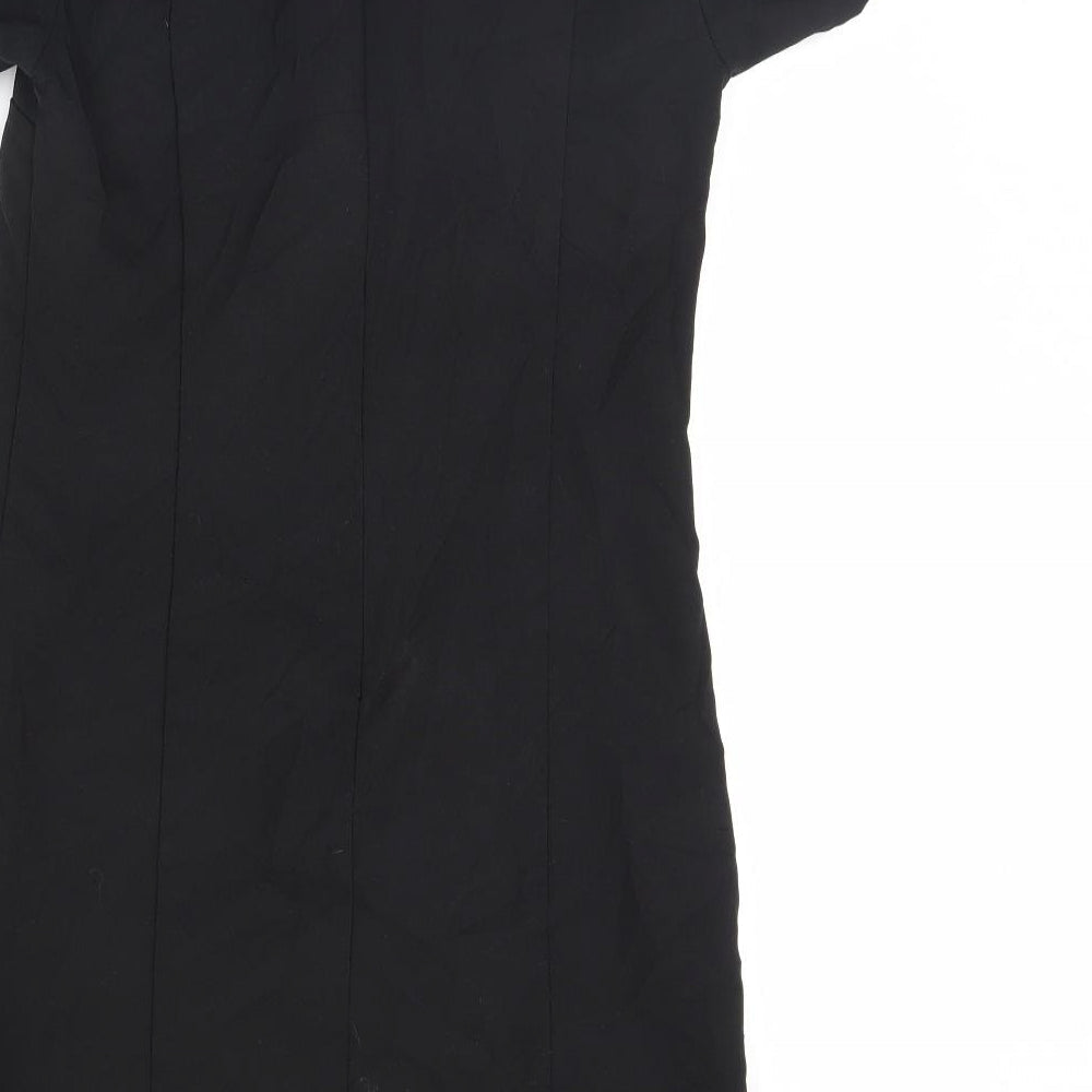 Simon Jersey Womens Black   Pencil Dress  Size 8